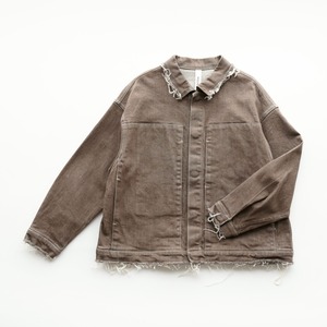 即納【MOUNTEN.】denim work / brown / デニムジャケット / マウンテン