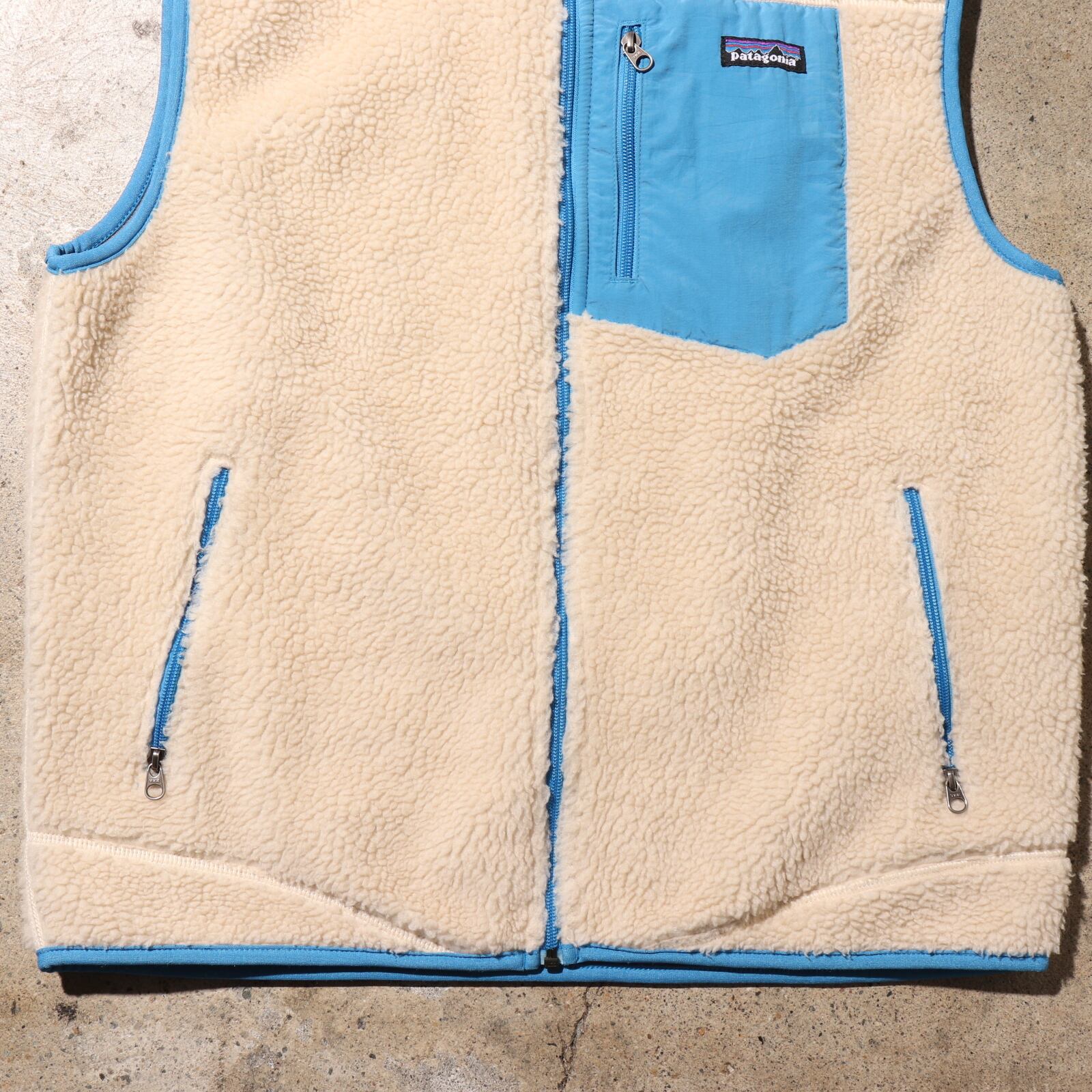 極美品 L 10年 アラスカブルー Patagonia レトロx フリースベスト  