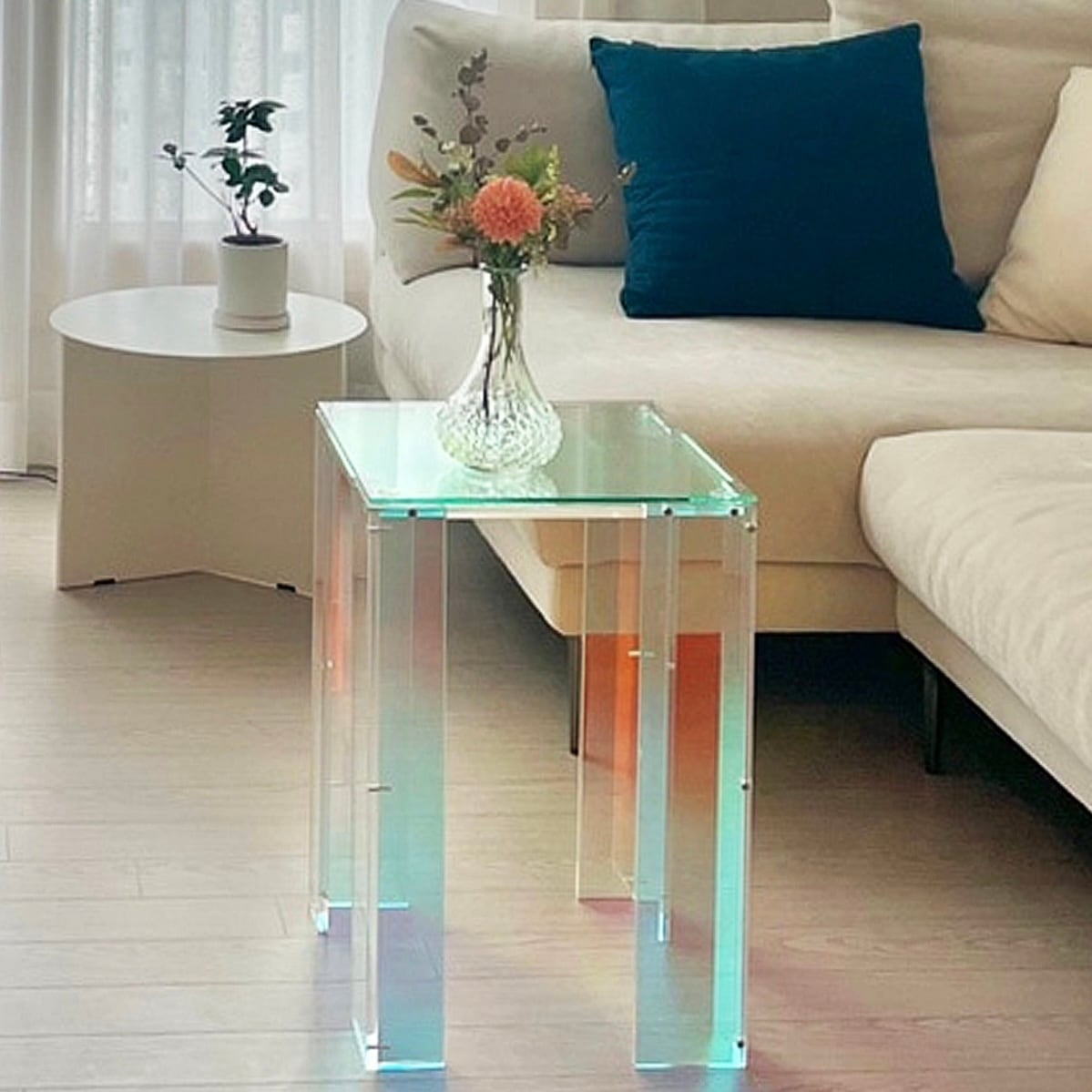 square hologram side table / スクエア ホログラム サイドテーブル