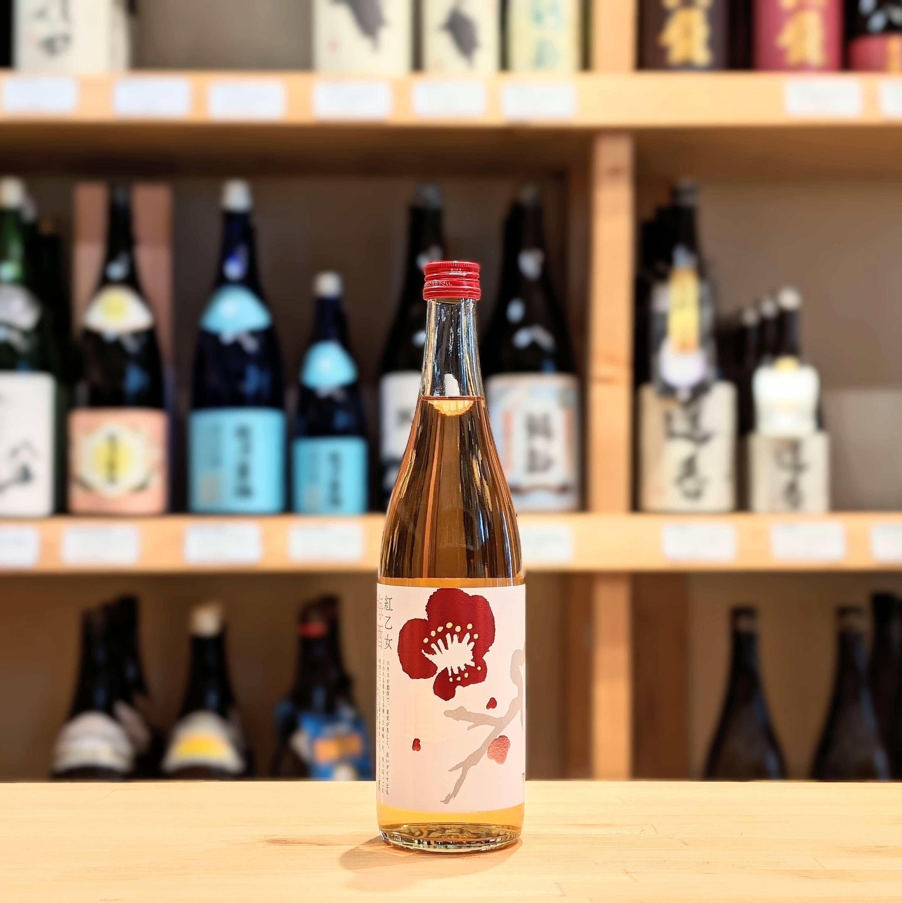 繁桝 赤しそ純米梅酒 300ml【梅酒】 | 千鳥屋酒店