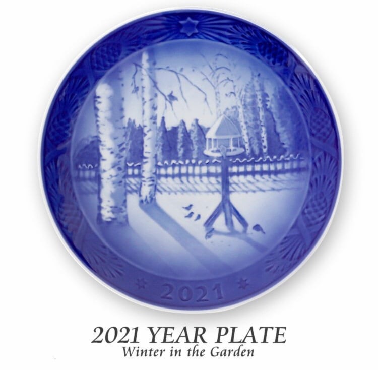 箱あり・シミ汚れあり ロイヤルコペンハーゲンイヤープレート2021年18 冬の庭 ロイヤルコペンハーゲン イヤープレート 2021年 冬の庭 | マーマレード