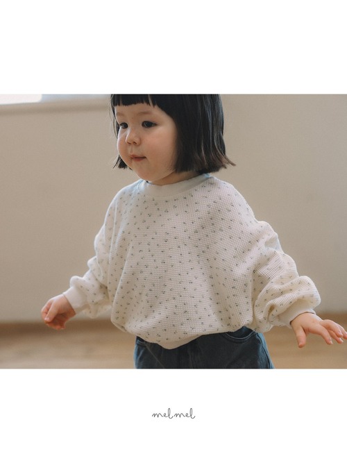 melmel［取寄］print waffle mtm 26autumn