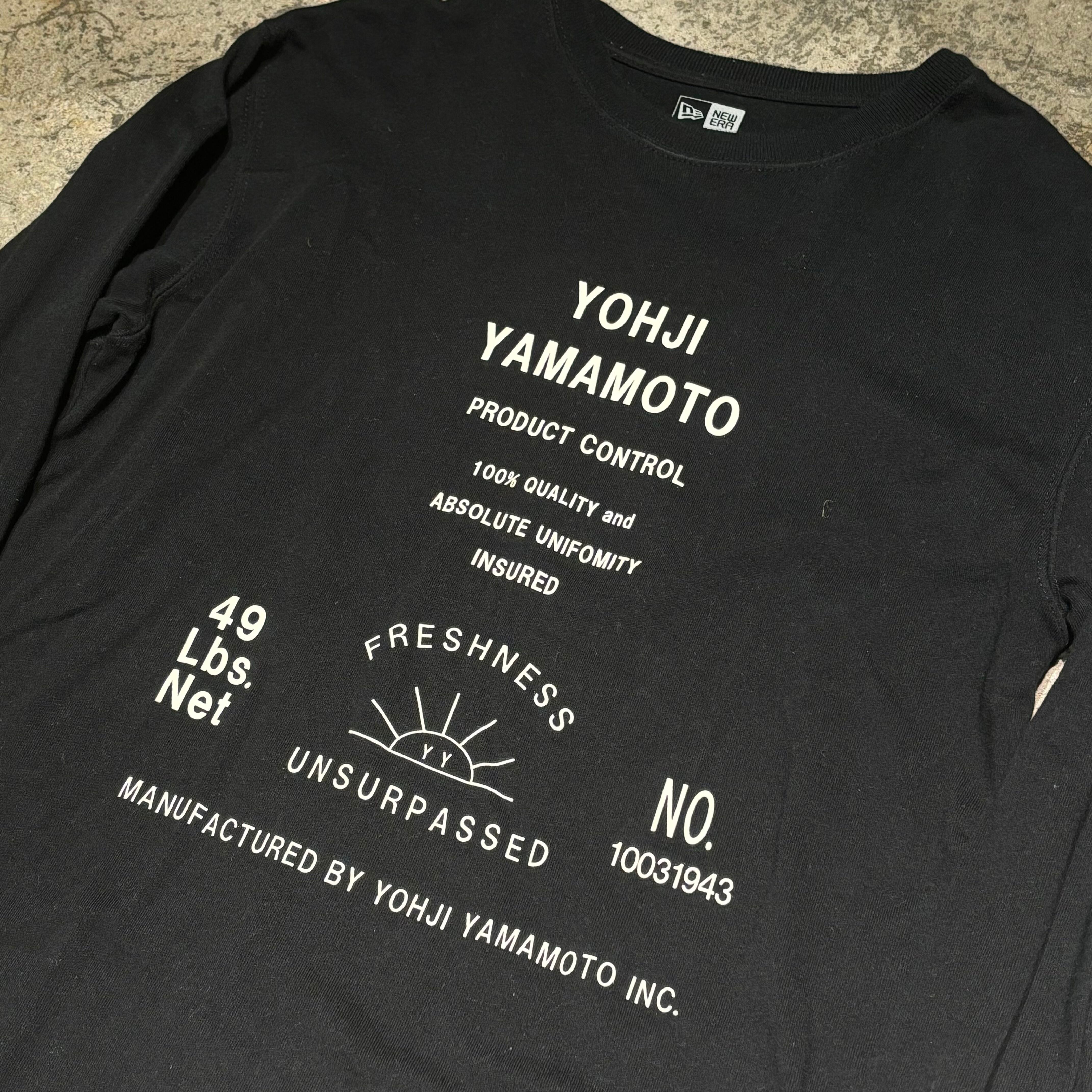 Yohji Yamamoto NEW ERA ヨウジヤマモト ニューエラ 21AW 長袖Tシャツ 