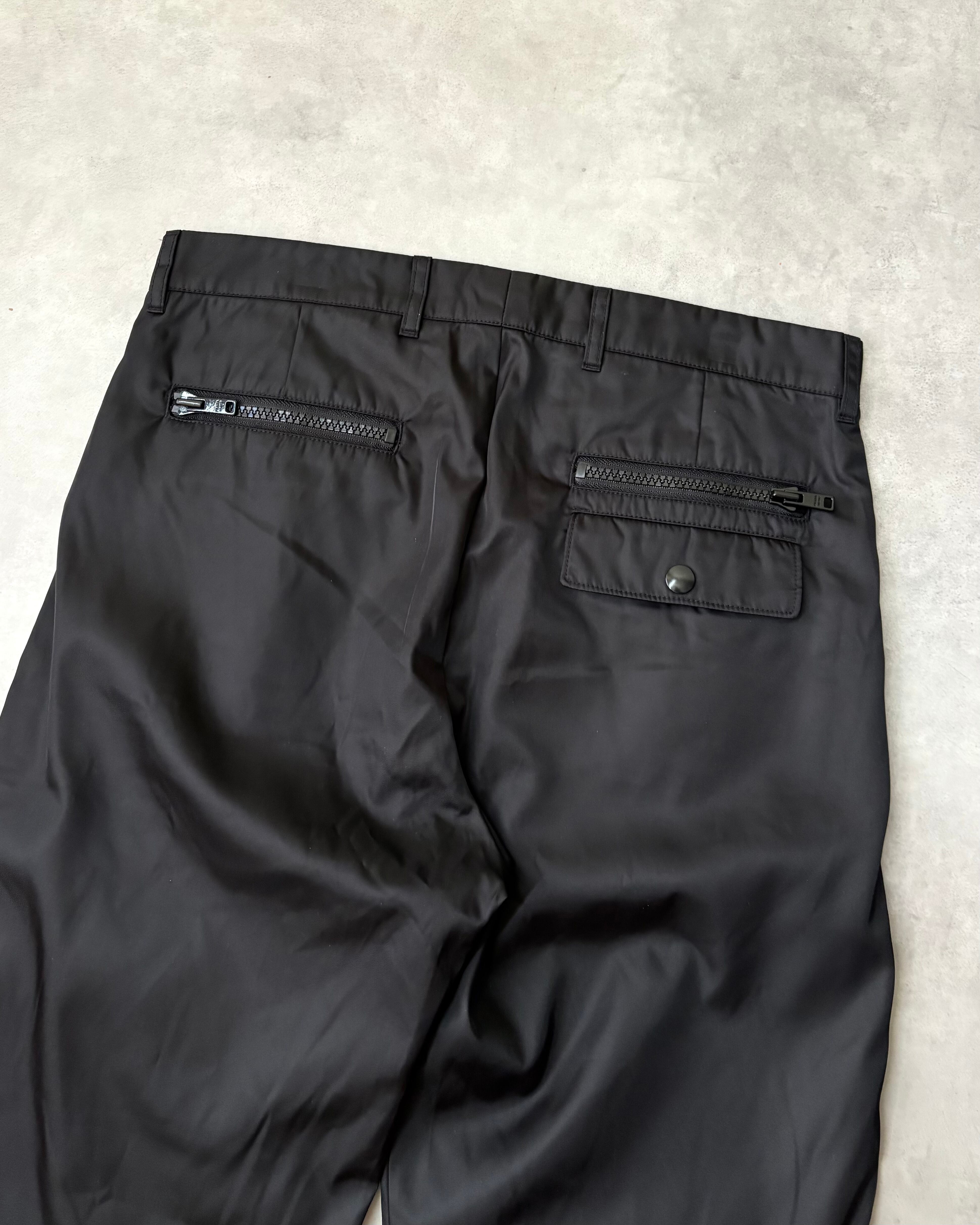 19AW PRADA Zip-Design Nylon Pants | VOLAR