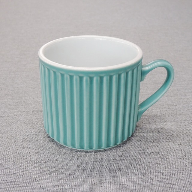 波佐見焼　ギア　マグカップ（ターコイズ）１ヶ入化粧箱