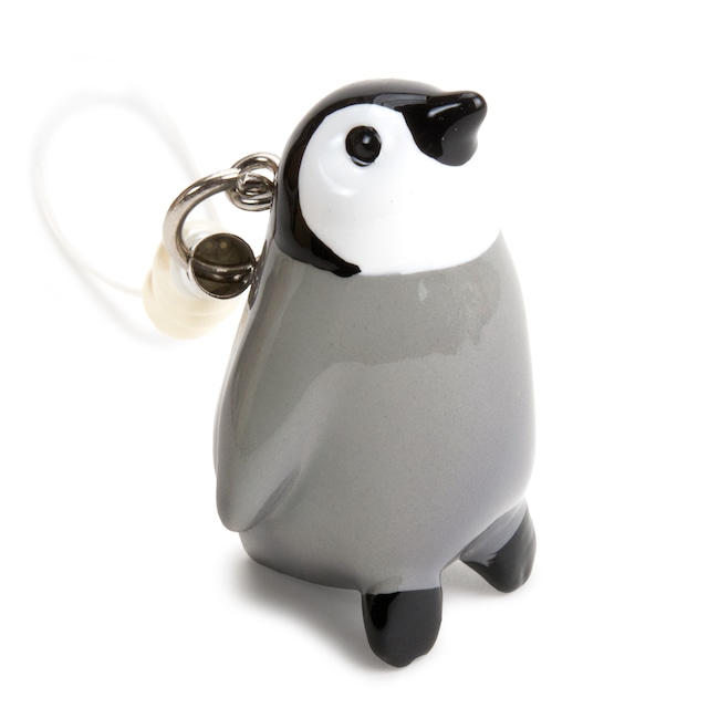 鳥シリーズ ペンギンストラップ グレー BO-4001 鳥シリーズ ペンギンストラップ グレー BO-4001