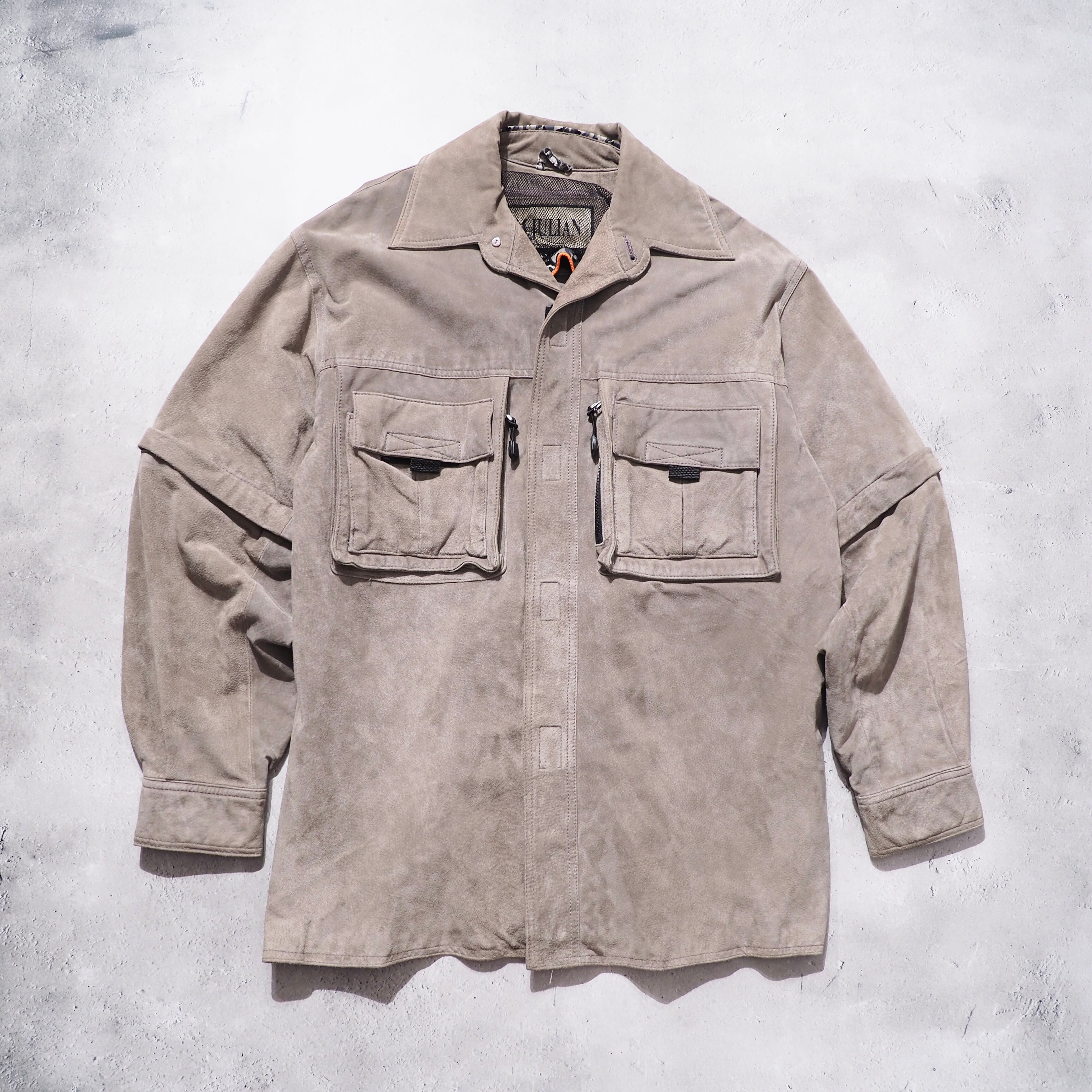 ” Wilsons ” Separation silhouette Design vintage leather jacket