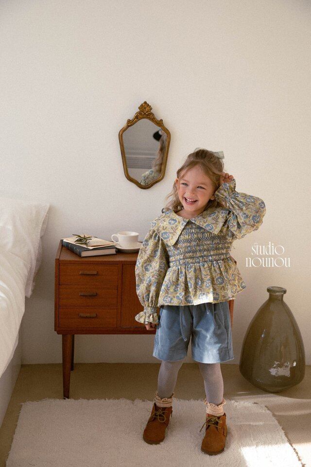 【予約商品】2025 冬 新作 STUDIO NOUNOU スタジオヌヌ 2色展開 ピピブラウス_ナソム