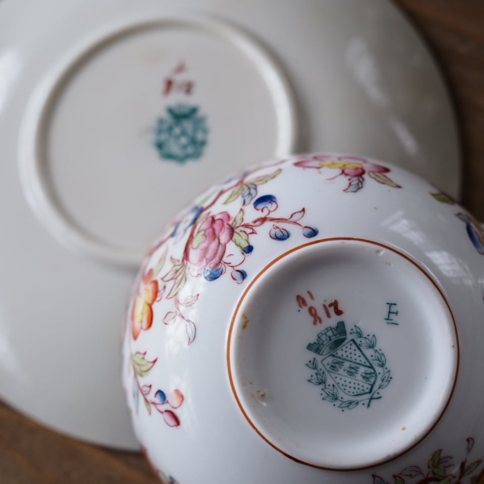 フランスアンティーク 素敵 サルグミンヌ ミントン 218 カップ