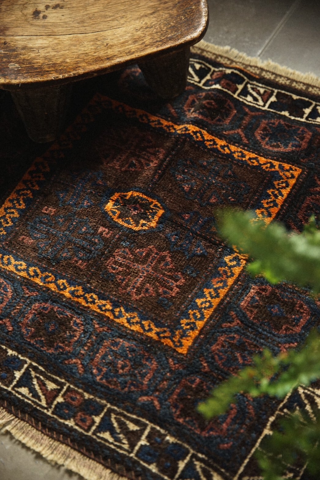 737 -Semi Antique Baluch rug