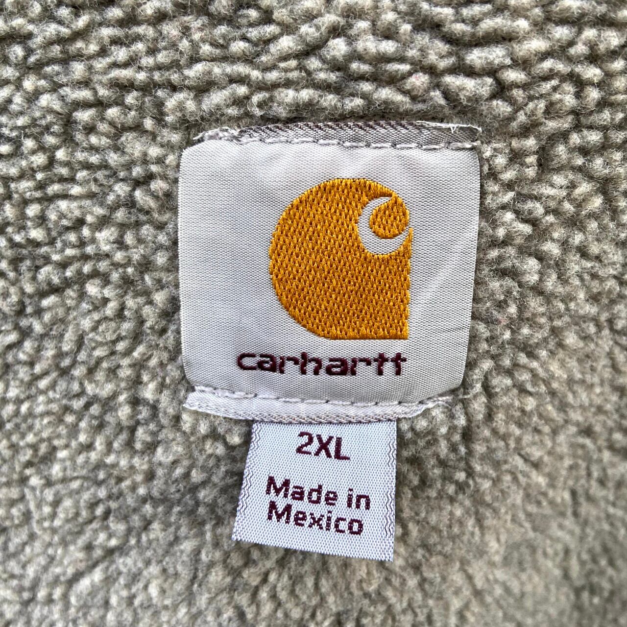 ビッグサイズ Carhartt カーハート ダック地 ボアワークベスト ビッグサイズ Carhartt カーハート ダック地 ボアワークベスト
