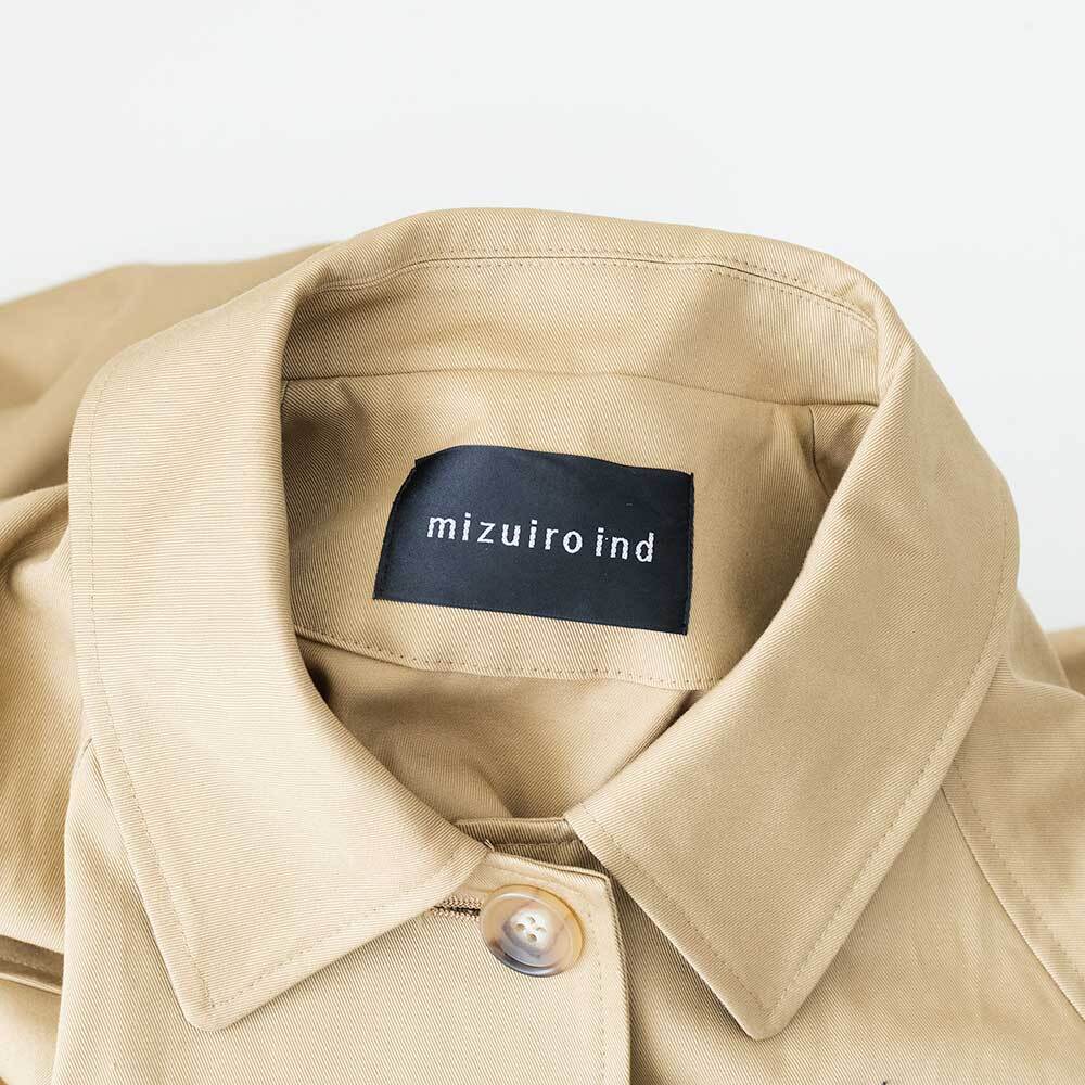 mizuiro ind ステンカラーコート | LASQ store | ラスクストア