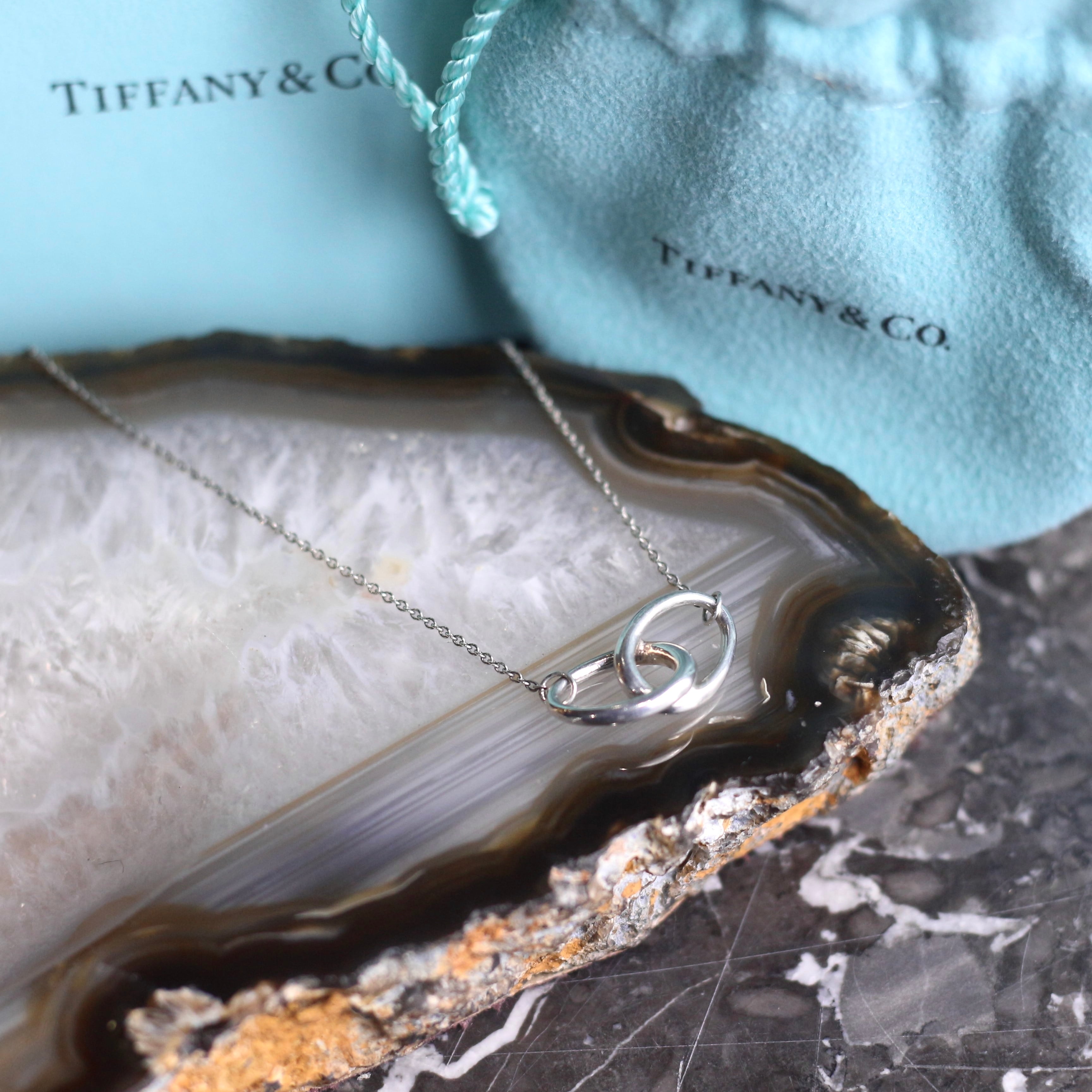 TIFFANY&CO DOUBLE LOOP SILVER NECKLACE/ティファニーダブルループ