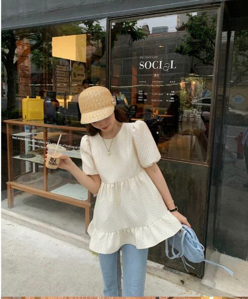 YC1798 ぽこぽこAラインティアードトップス♡ | IN YOUR CLOSET