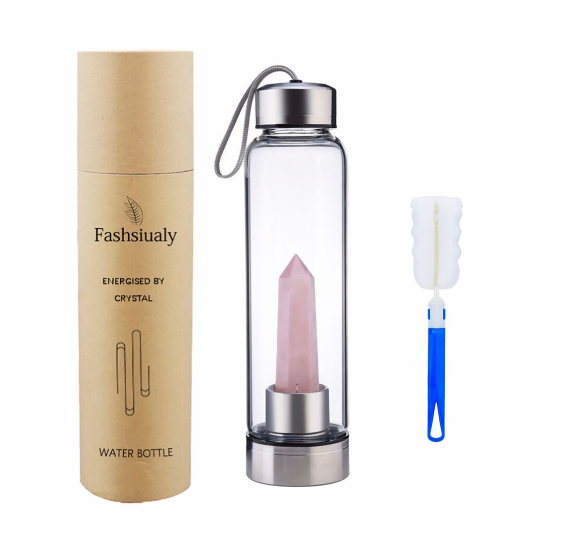 4 Colors/ 全4種】Natural Crystal Water Bottle/ 天然石ウォーター