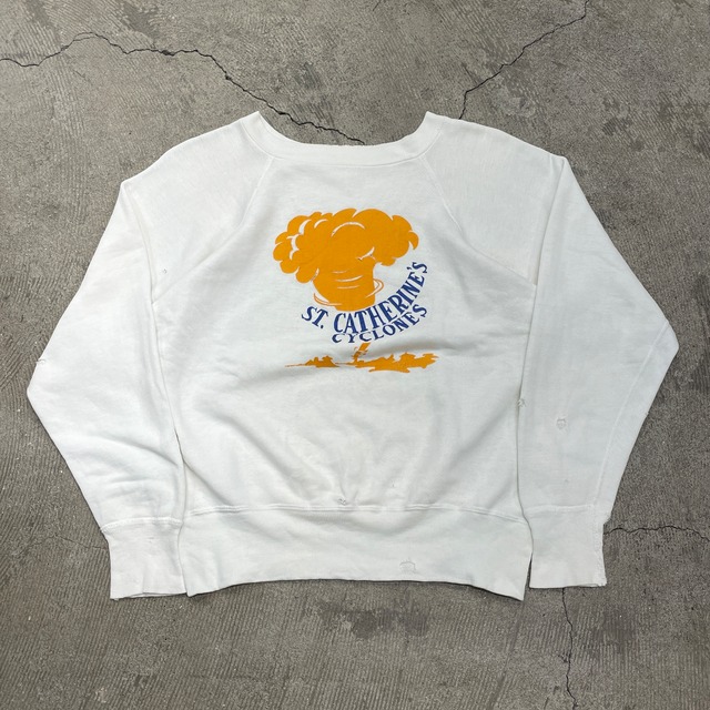 Ⓚ1960s SWEAT SHIRT "ST.CATHERINE'S"