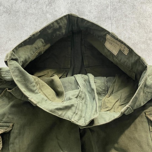 60s フランス軍 実物 M-47 最終移行期 フィールドパンツ 38/71 詳細写真9