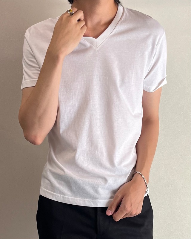 【2014/SS PRADA】v-neck t-shirt