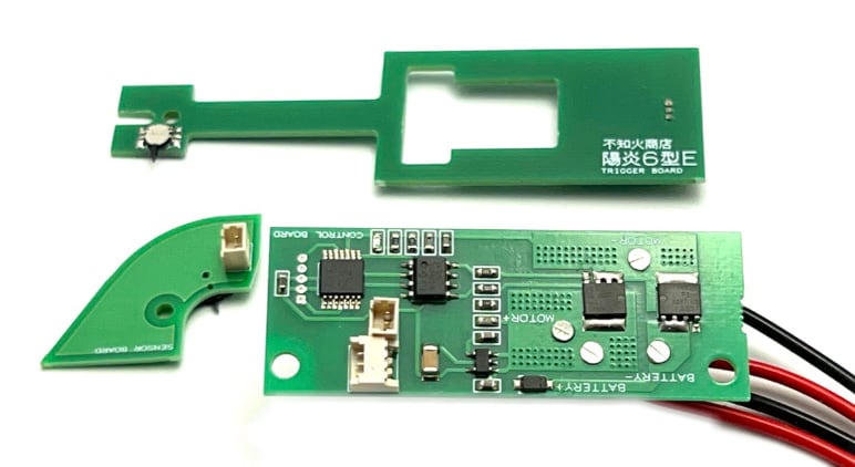 新品 不知火商店 陽炎2型C 後方配線 VER2メカボ用 未使用 未開封 検)マルイ M4 電動ガン 電子トリガー 不知火商店 陽炎2型EをDouble Eagle B\u0026T APC556に組み込んでいきます