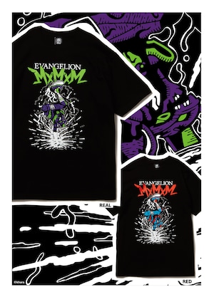 【MAGICAL MOSH MISFITS】マモミ EVANGELION x MxMxM “MxMxM 初号機” TEE メンズＴシャツ