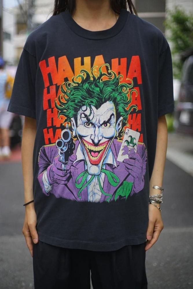 BATMAN JOKER] Vintage Joker Print T-Shirt [1989s] Vintage Comic