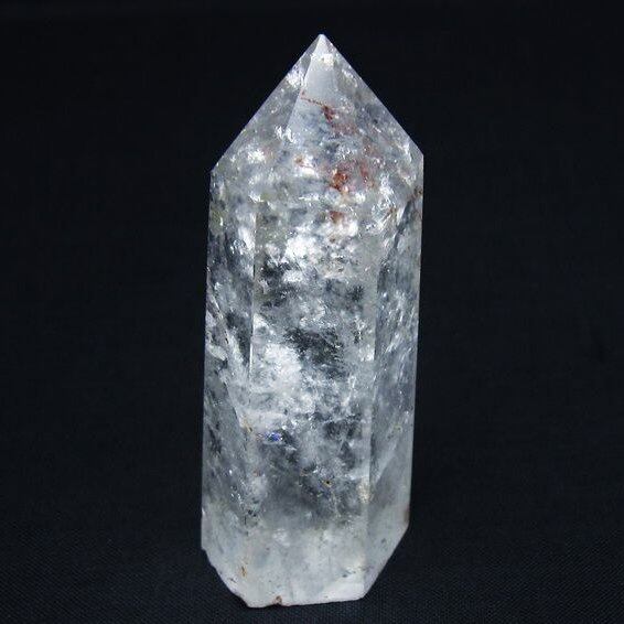 水晶 六角柱 ポイント 置物 一点物 142-9894