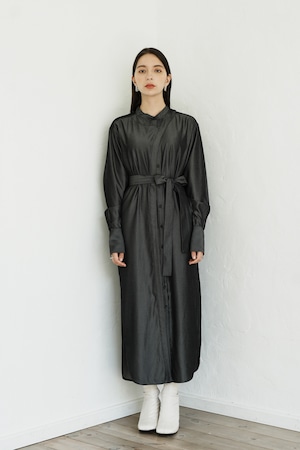 ASYMMETRIC SHIRT DRESS【CA3A-O453】