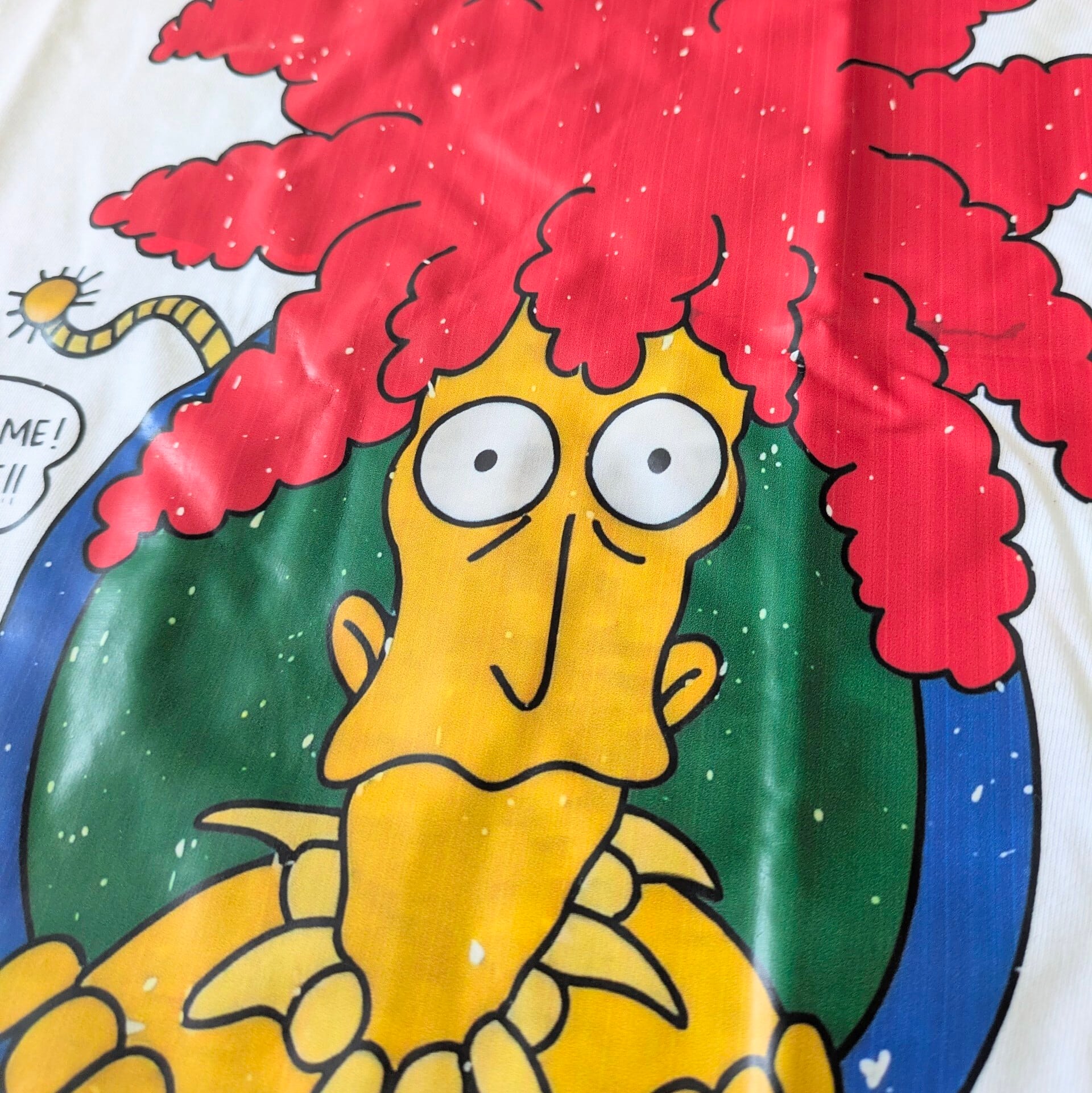 ♧【 The Simpsons（ ザ・シンプソンズ ) 】サイドショー・ボブ with クラスティ・ザ・クラウン / Tシャツ〚アメリカン雑貨 アメトイ〛
