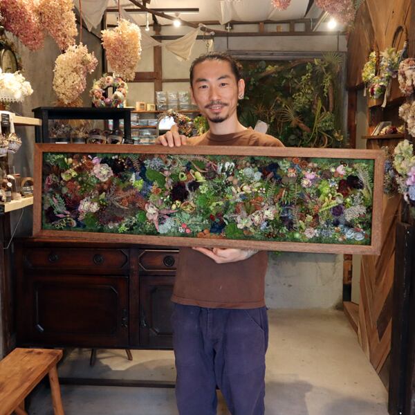 インテリアフラワーボード オーダーメイド プリザードフラワー ドライ