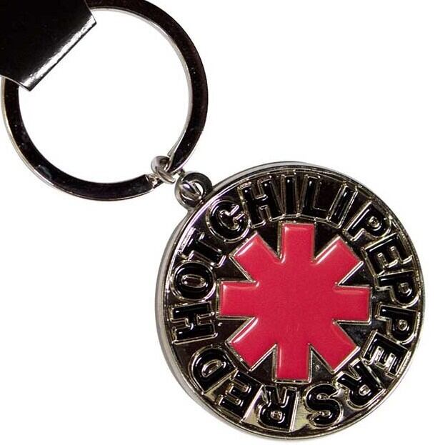 RED HOT CHILI PEPPERS KEYCHAIN: ASTERISK LOGO SILVER | ロックT