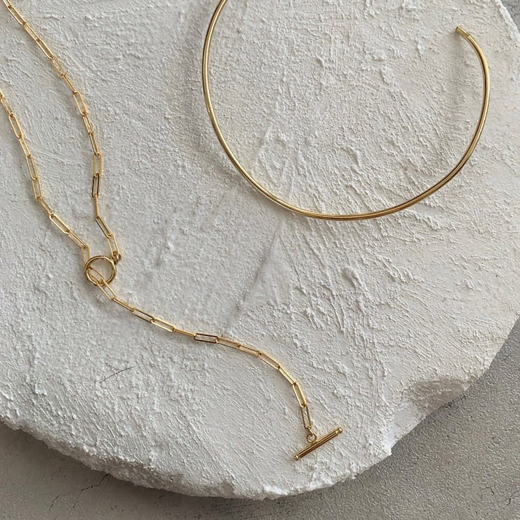 ボックスチェーンネックレス | 上品なアクセサリー | こだわり素材