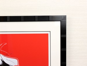 アンディ ウォーホル「ガン(レッド)Guns,c 1981-82」展示用フック付大型サイズジークレ ポップアート 絵画
