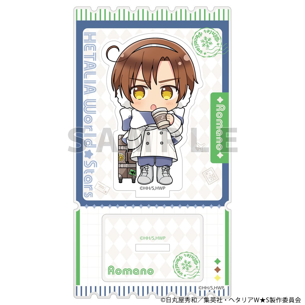【ヘタリア】アクリルフィギュア★ロマーノ★新品未開封 ヘタリア World☆Stars アクリルスタンド(ロマーノ/ウィンター