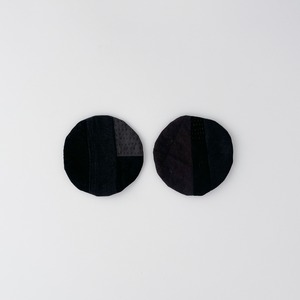 rojinosora オリジナル コースター - 黒（円形）