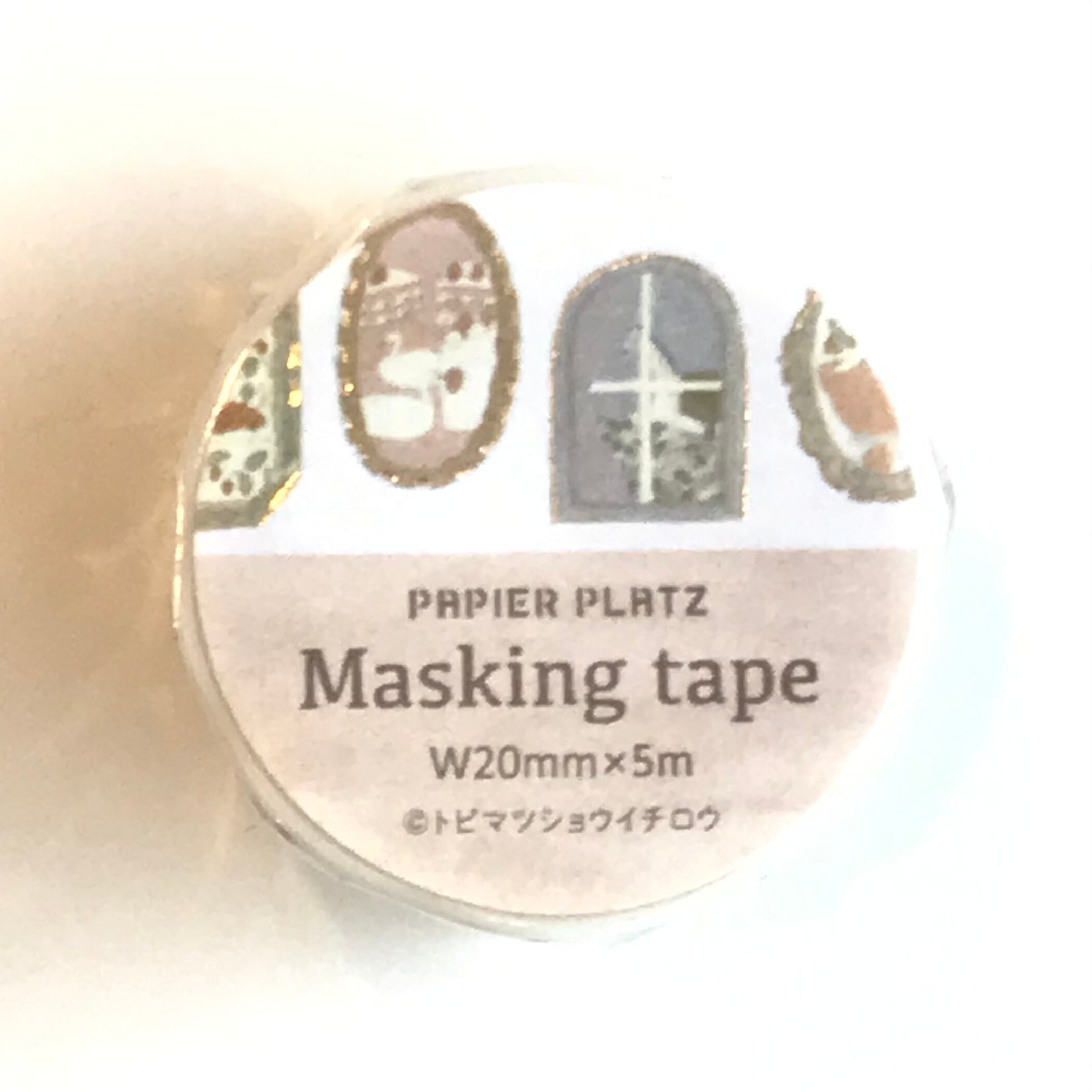 トビマツショウイチロウ 金箔入りマスキングテープ 箔入りframe | Macaroni