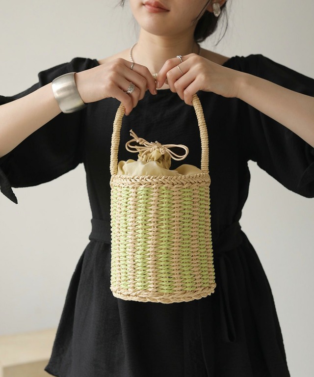 Round Basket Bag (2color）