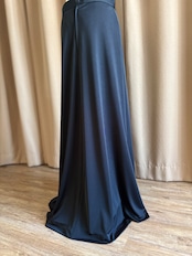 mode black maxi skirt-5149-2