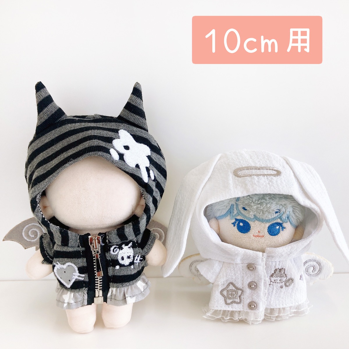 1K-1177【10cm】あくまとてんし みみ付きパーカー | Little Closet 