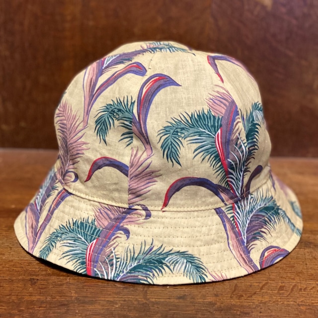 HAWAIIAN REVERSIBLE LINEN HAT