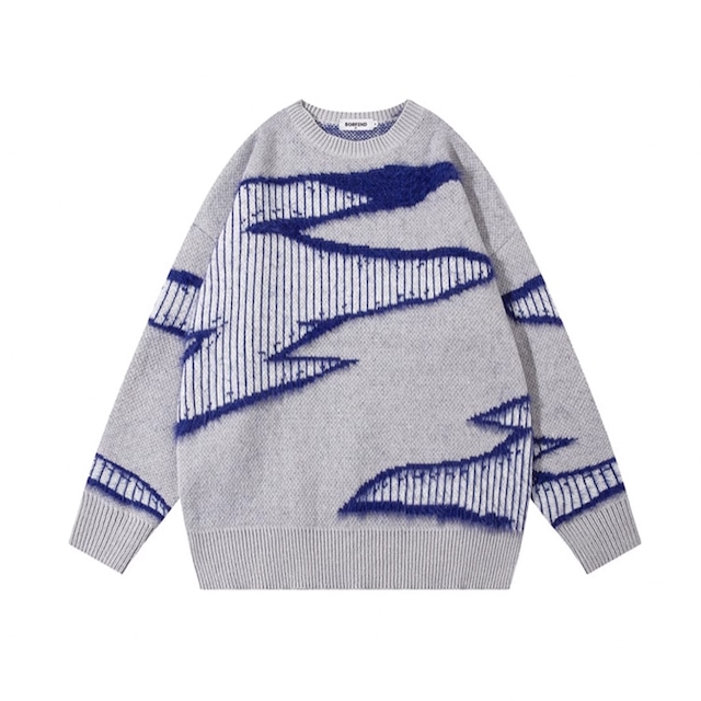 ★DESIGN ROUND NECK SWEATER A0832