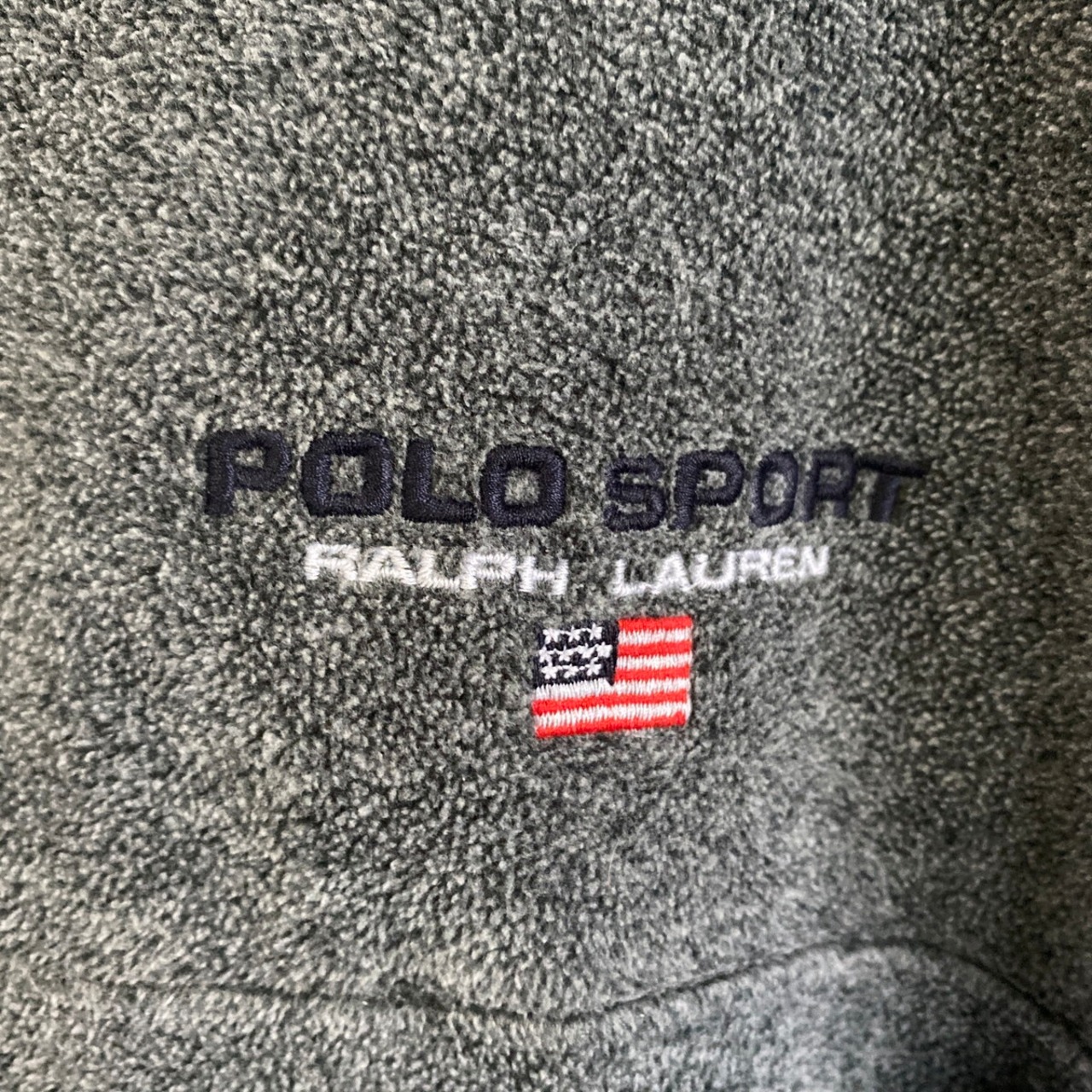 90年代 POLO SPORT ラルフローレン ハーフジップ フリースジャケット 