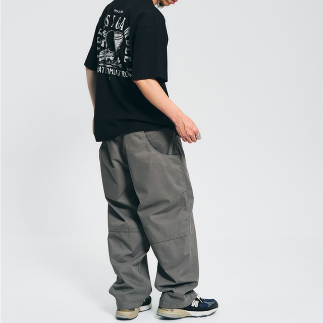 ドローストリング・ワイドストレートパンツ N3606