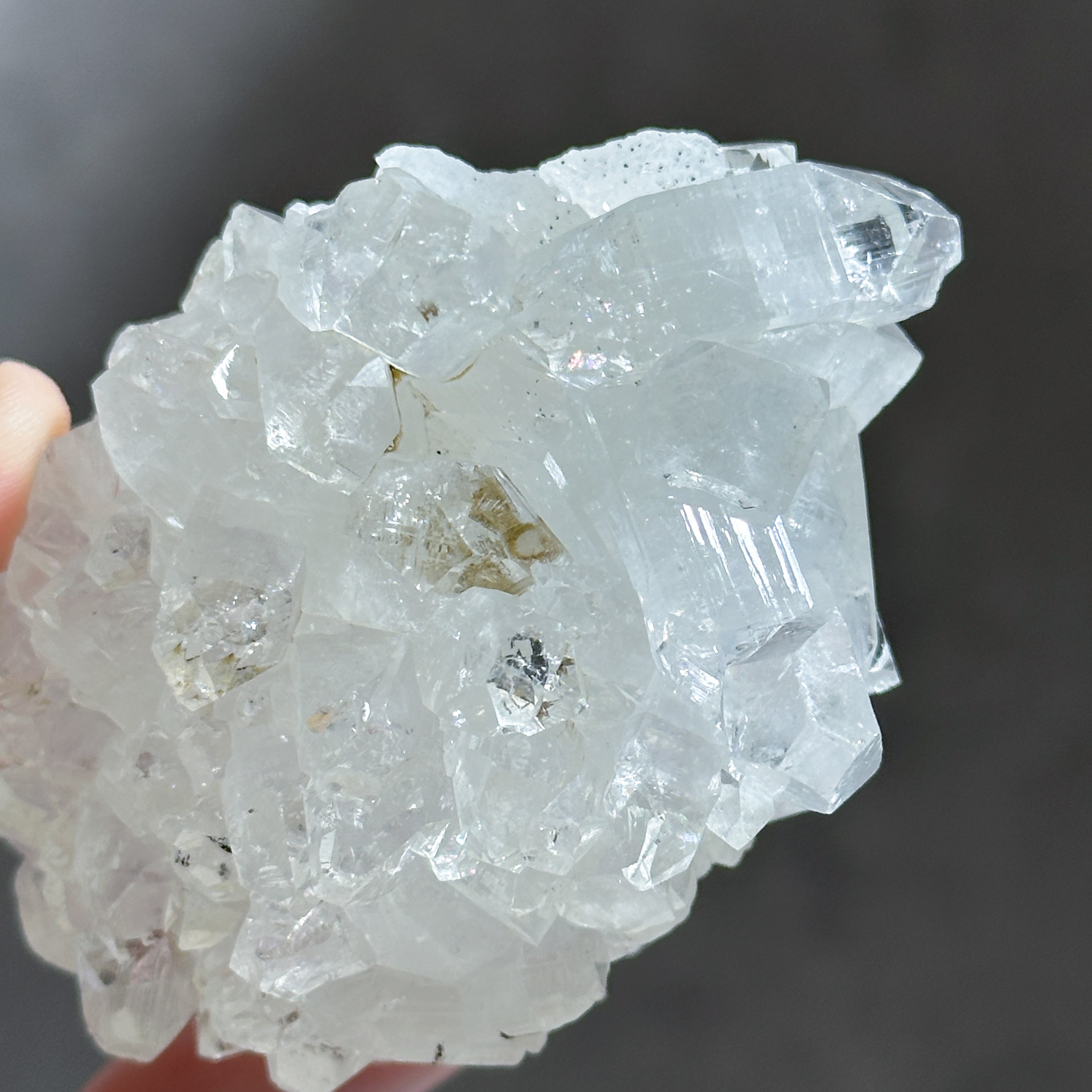 アポフィライト　キラキラが素敵⭐︎ アポフィライト原石 72◇ Apophyllite ◇天然石・鉱物・パワーストーン