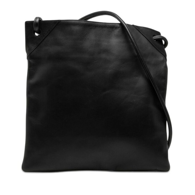 ボッテガヴェネタ ヴィンテージ ショルダーバッグ メッセンジャーバッグ ブラック レザー レディース BOTTEGAVENETA 【中古】