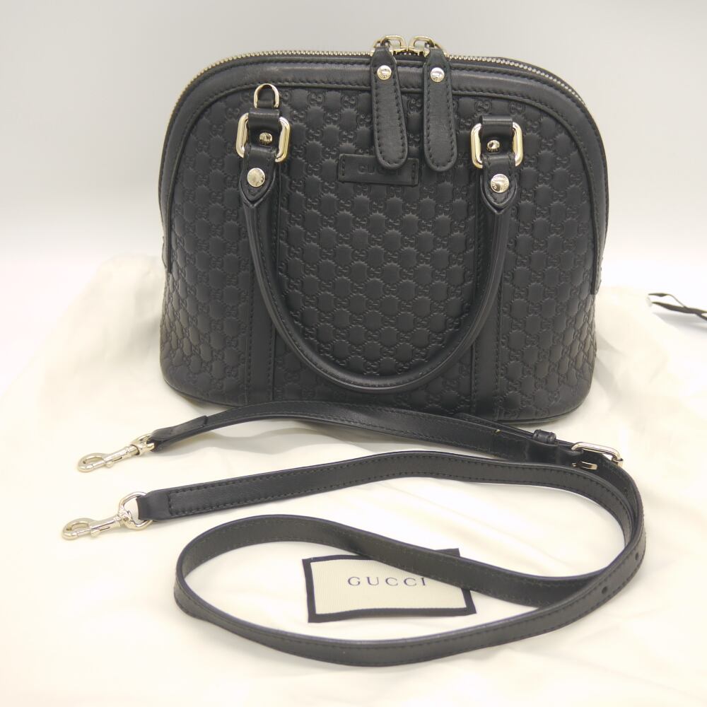 グッチショルダーバッグGUCCI グッチ シマレザー 黒 【公式通販】