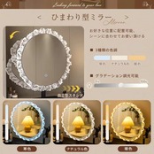 【2025年最新】ドレッサー おしゃれ 北欧風｜LEDライト付きミラー＆スツールセット｜伸縮式・大容量収納・化粧台・デスク兼用｜ナチュラル高級感MDF素材