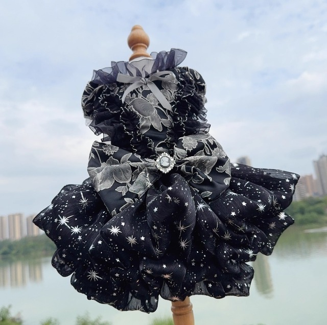 《予約》№3102295 ブラックチュールワンピース