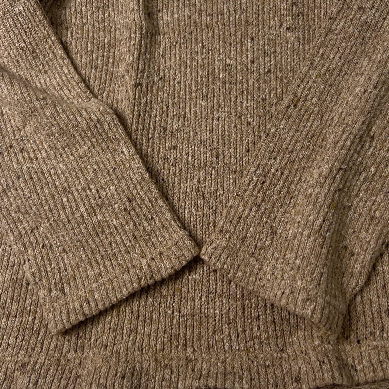 Karl Helmut カールヘルム ロゴデザイン コットンニット セーター M/ベージュ