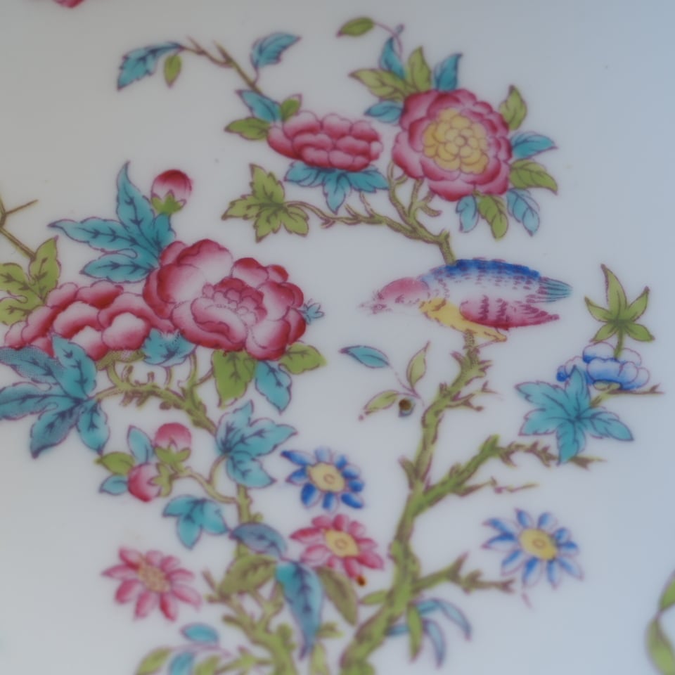 美品】英国ミントンminton 花鳥図柄 プレート単品 F1 | antique
