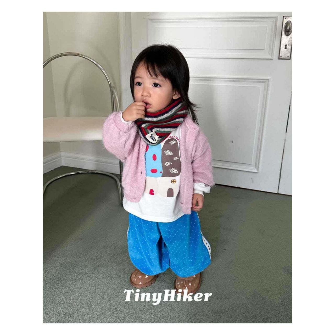 【取寄】Tiny Hiker マッシュルームTシャツ|冬服|韓国子供服